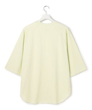 J.PRESS YORK STREET 【UNISEX】接触冷感 ラグランスリーブTシャツ ライトグリーン系