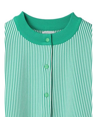 Green Parks ストライプＪＱカーディガン Green