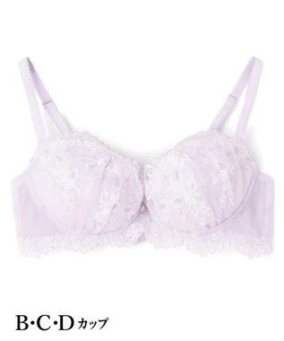 San-ai Resort（三愛水着楽園） エレガントコレクション【2503】単品ブラBCDカップ 【背中すっきり】 パープル