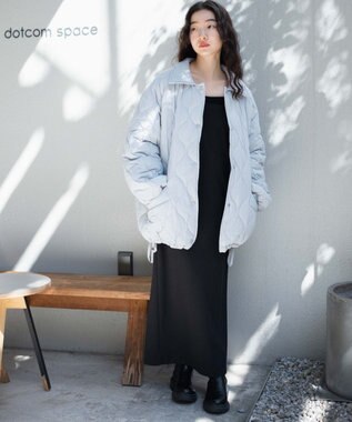 WEGO キルティングブルゾン ライトグレー