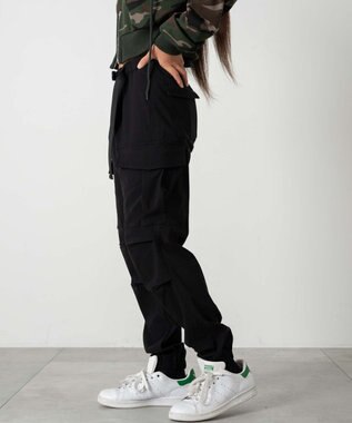 WEGO 【KIDS/ユニセックス着用ITEM】ストレッチベイカーパンツ（JUNIOR） ブラック