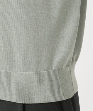 23区 S 【R(アール)】ファインウール ニットカーディガン カーキ系