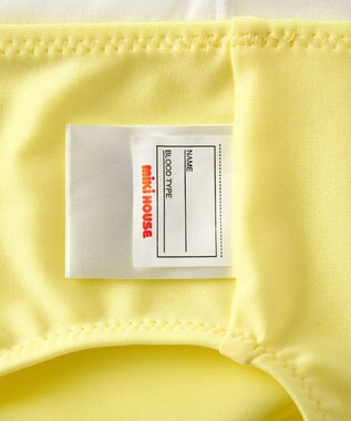 MIKI HOUSE HOT BISCUITS 【ミキハウス】【80-110cm】ミキハウスベア ワンピース水着 黄