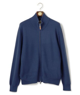 【ストレッチ性 / イージーケア】【FLEX YARN】フルジップニットカーディガン