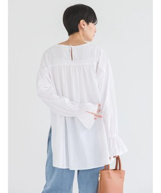 AMERICAN HOLIC 接触冷感キャンディースリーブサイドスリットブラウス Off White