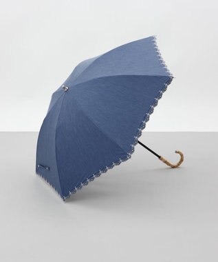 AURORA 【 BLAO（ブラオ）】サマーシールド ボーラー刺しゅう晴雨兼用傘(長傘)