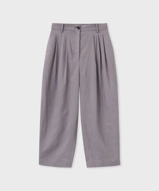 Paul Smith レーヨンリネン コクーンシルエット タックパンツ