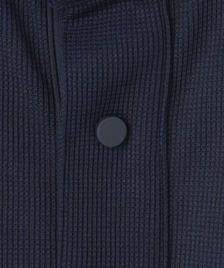 23区GOLF 【MEN】ミニワッフル長袖ポロ ネイビー系