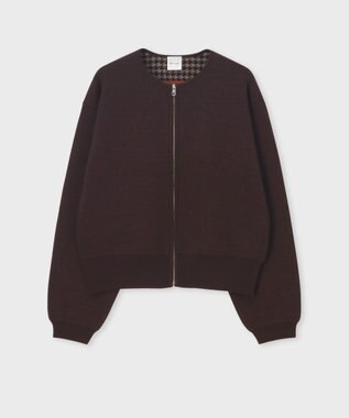 Paul Smith ダブルフェイス ジップアップ ジャケット チョコレートブラウン