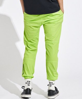 PW CIRCULUS 【機能性素材 TM ICE 使用】パンチング パンツ ライトグリーン系