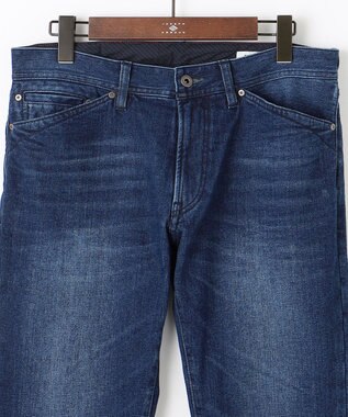 JOSEPH ABBOUD 【暖か起毛裏地付/ストレッチ】 レイヤード デニム パンツ ネイビー系