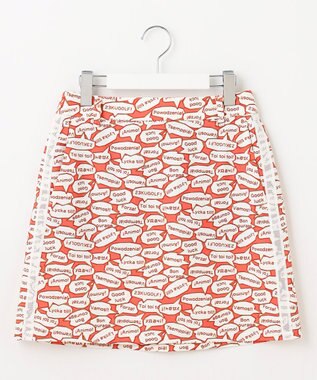 23区GOLF 【WOMEN】【吸水速乾/UVカット】YELL総柄プリントスカート オレンジ系5