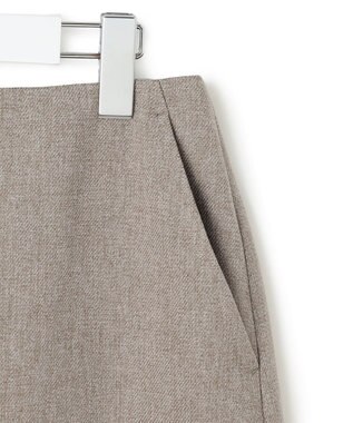 23区 L 【洗える/セットアップ対応】ウールライクカルゼ タイト スカート ベージュ系
