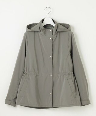 J.PRESS LADIES L 【洗える・撥水】Artirosa フーデッド コート モカグレー系