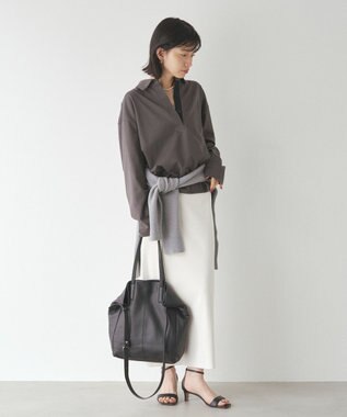 russet 【2025AW新作】《WEB限定》レザー2WAYトートバッグ(CE-1584-WEB) Black