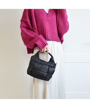 Y'SACCS ボンディングメッシュ　2WAYミニトート ブラック