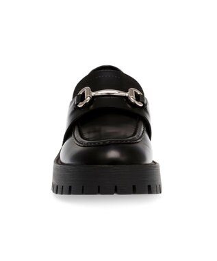STEVE MADDEN LANDO-CN ビット付き厚底ローファー ブラック