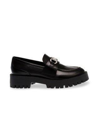 STEVE MADDEN LANDO-CN ビット付き厚底ローファー ブラック
