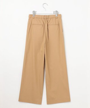 J.PRESS LADIES 【洗える・接触冷感・吸水速乾】ドライリネンストレッチ ワイド パンツ キャメル系