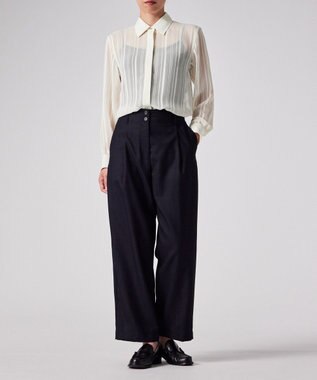 Paul Smith シアー ストライプ ブラウス エクリュ