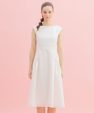 TOCCA 【洗える】QUATRE SAISONS ドレス アイボリー系