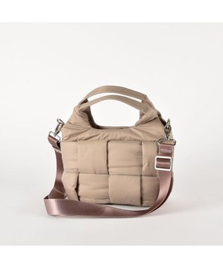 Y'SACCS ボンディングメッシュ　2WAYミニトート グレージュ