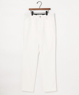 UNFILO L ハイストレッチ カラーパンツ ホワイト