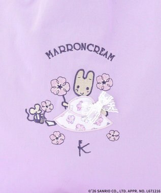 組曲 KIDS 【マロンクリーム×組曲 KIDS】トートバッグ ラベンダー