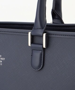 J.PRESS MEN 【定番】サフィアーノトートバッグ ネイビー系
