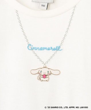 ANY KIDS 【any FAM ×サンリオキャラクターズ】ネックレス風 ワンピース シナモロール×オフホワイト