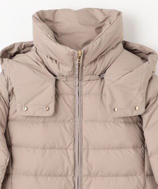 ANY 【フード取り外し可能】楽映えリッチダウン モカ