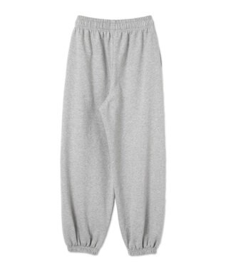 WEGO 【あったか/ウエストゴム】裏起毛スウェットジョガーパンツ 杢グレー