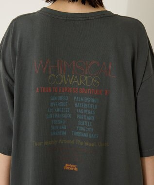 AMERICAN HOLIC 【選べる丈】ツアーロゴ加工Tワンピース Charcoal Gray