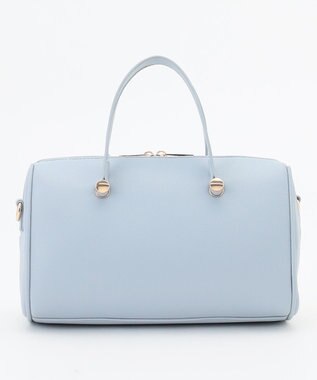 ANY SIS 【2WAY】メタルアクセント ボストンバッグ ライトブルー
