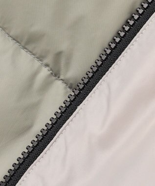 UNFILO MENS 【OCEANS YouTube 掲載】TAION×UNFILO リバーシブルフードダウン ライトグレー×セージグリーン