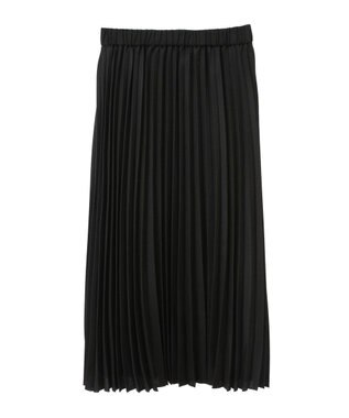 earth music&ecology すきな丈Ｔ／Ｒプリーツスカート Black