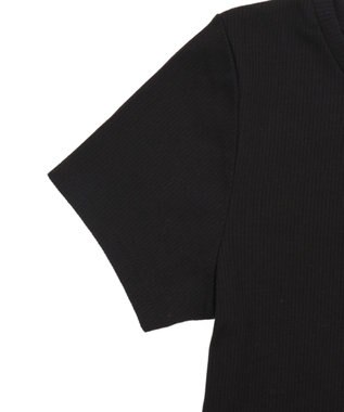 WEGO 【SMサイズ展開】コンパクトリブT ブラック