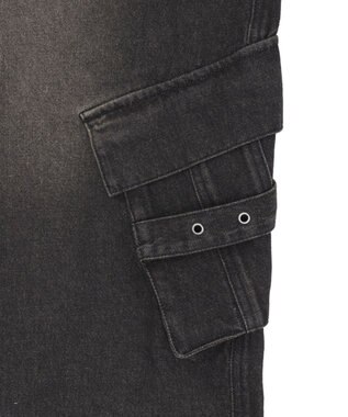 WEGO マルチZIPデニムパンツ デニムブラックソノタ