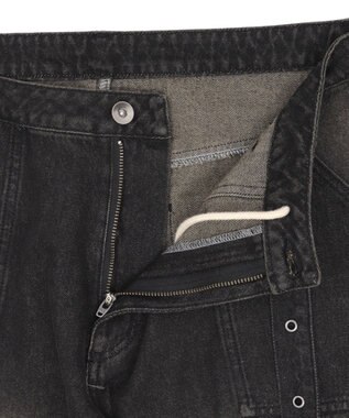 WEGO マルチZIPデニムパンツ デニムブラックソノタ