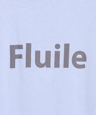 BEIGE， STELLERITE / コットンロゴTシャツ Sax