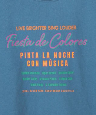 ANY ANYファンクションロゴTシャツ ブルー