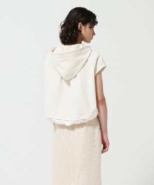 GRACE CONTINENTAL クロップトジャージトップ ホワイト