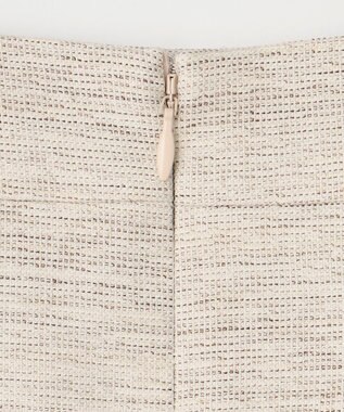 J.PRESS LADIES ライトツイードストレッチ スカート ベージュ系1