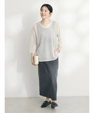 CRAFT STANDARD BOUTIQUE シアーストライププルオーバー Beige