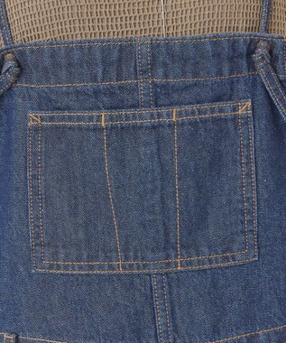 AMERICAN HOLIC ミドルオンスデニムサロペット One Wash