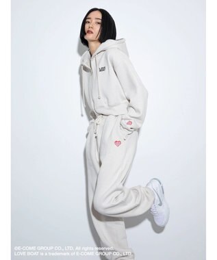 Green Parks ■別注　ＬＯＶＥ　ＢＯＡＴ　スウェットパンツ Ivory