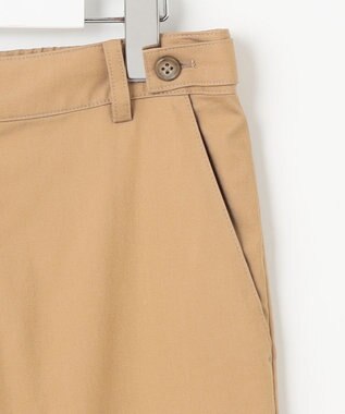 J.PRESS LADIES 【洗える・接触冷感・吸水速乾】ドライリネンストレッチ ワイド パンツ キャメル系