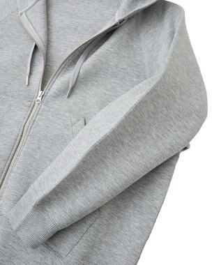 AMERICAN HOLIC ダンボールポンチZIPパーカー Gray Mixture