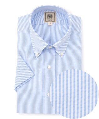 J.PRESS MEN 新色追加【 高通気性 / 軽量 / ノンアイロン / 撥水】【BEAT HEAT SYSTEM】半袖シャツ / B.D.