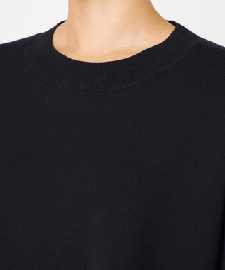 NAVE 【ReNAVE・洗える】スムースニット プルオーバー ブラック系